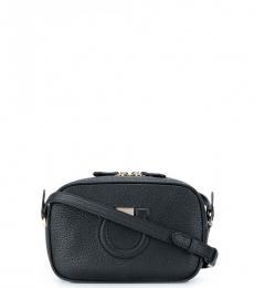 Salvatore Ferragamo Black City CC Mini Crossbody Bag
