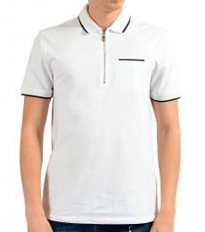 Versace Collection White Short Sleeve Polo