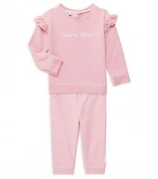 Calvin Klein 2 Piece Sweatshirt/Joggers Sets (Baby Girls)