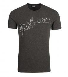 Dark Grey Graphic Print T-Shirt