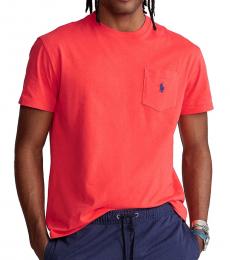 Red Classic Fit Crew Neck T-Shirt
