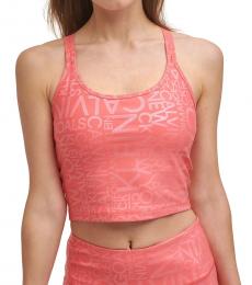 Light Coral Strappy-Back Tank Top