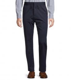 Hugo Boss Navy Blue Howard Extra Slim-Fit Stretch Trousers