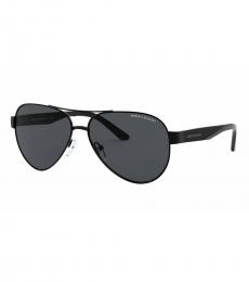Armani Exchange Black Avaitor Sunglasses