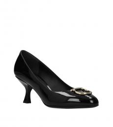 Black Serina Patent Leather Heels