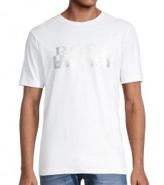 Hugo Boss White Logo T-Shirt