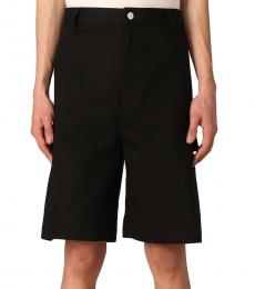 Bottega Veneta Black High Waist Shorts