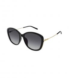 Chloe Black Gradient Butterfly Sunglasses