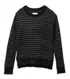 BCBGirls Girls Black Striped Knit Sweater