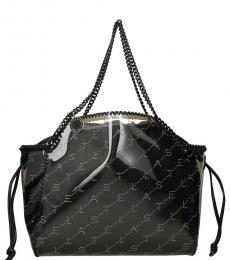 Stella McCartney Black Falabella Monogram Large Tote