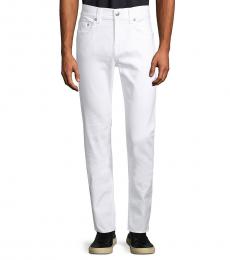 True Religion White Classic Buttoned Skinny Jeans