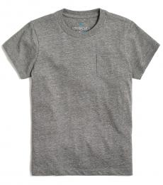 Little Boys Grey Pocket T-Shirt