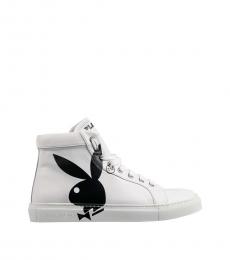 White High Top Bunny Sneakers