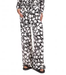 Michael Kors Blackwhite Floral Wide Leg Pants