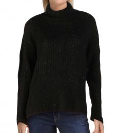 Michael Kors BlackWhite Turtleneck Sweater