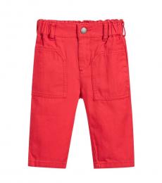 Baby Boys Red Chuckie Trousers