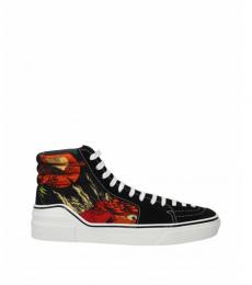 Givenchy Black Printed High Top Sneakers