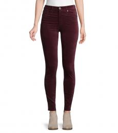 AG Adriano Goldschmied Rich Carmine High-Rise Skinny Pants