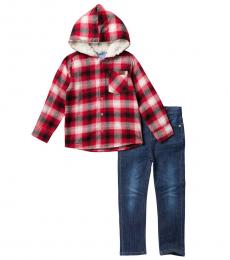 7 For All Mankind 2 Piece Jacket/Jeans Set (Little Boys)