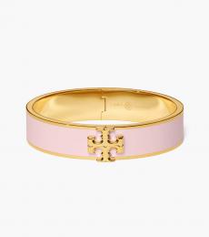 Tory Burch Gold-Lotus Pink Kira Enameled Bracelet