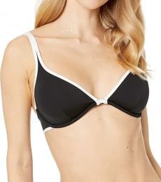 Kate Spade Black Bralette Underwire Bikini Top
