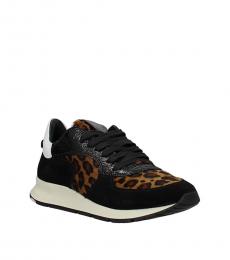 Leopard Print Sporty Sneakers