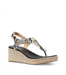 Michael Kors Snake Print Laney Signature Wedges