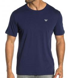 Navy Blue Logo Back T-Shirt