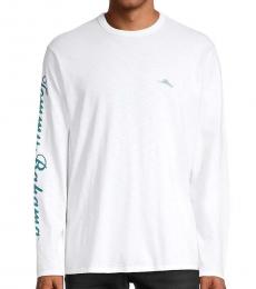 Tommy Bahama White Hideaway Long-Sleeve T-Shirt