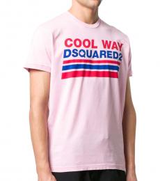 Light Pink Crewneck Cool Way T-Shirt