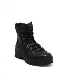 Karl Lagerfeld Black Hiker Boots
