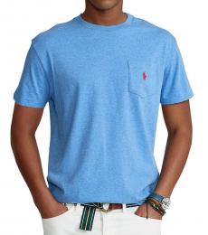 Blue Classic Fit Crew Neck T-Shirt