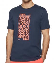 Navy Blue Regular-Fit T-Shirt