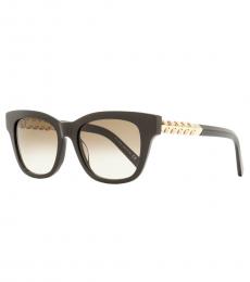 Dark Brown Gradient Cat Eye Sunglasses