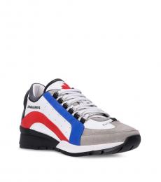 Dsquared2 Multi Color Spiker Panelled Sneakers