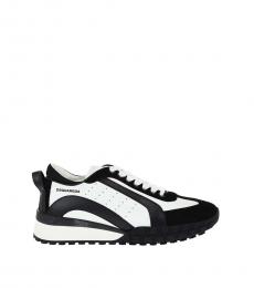 Dsquared2 BlackWhite Two-Tone Sneakers
