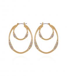 Vince Camuto Golden Double Hoop Earrings