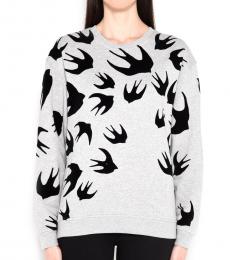 McQ Alexander McQueen Grey Classic Sweatshirt