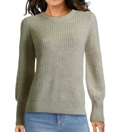 Michael Kors Light Green Glitter Pullover Sweater