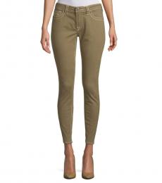 True Religion Military Green Classic Ankle Jeans