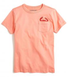 J.Crew Little Boys Pale Guava Graphic T-Shirt