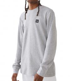 True Religion Grey Thermal Sweatshirt