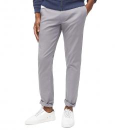 Grey Slim-Fit Flex Pants