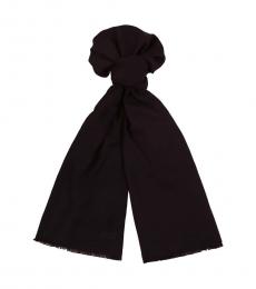 Navy Blue Solid Scarf