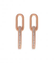 Rose Gold Iconic Crystal Drop Earrings