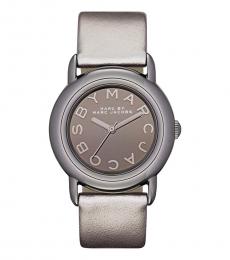 Marc Jacobs Metallic Grey Marci Mirror Dial Watch