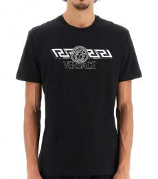 Versace Collection Black Greca And Medusa Taylor Fit T-Shirt