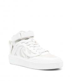 Stella McCartney White S-Wave High Top Sneakers