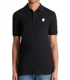 Versace Collection Black/White Medusa Logo Polo