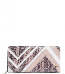 Diane Von Furstenberg Blossom Patchwork Zip Around Wallet